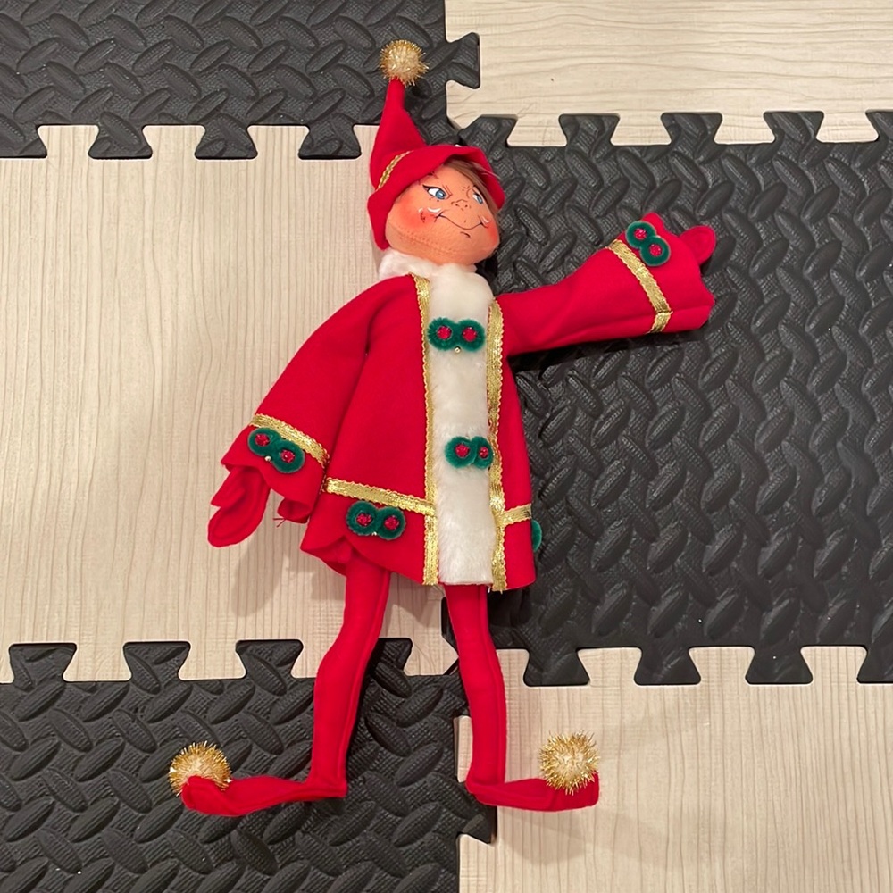 Annalee Green Elegant Elf Doll 75h Anniversary 2008 Christmas Elves